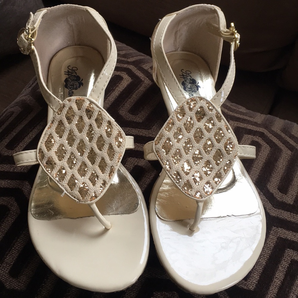 Apple Bottom sandals
